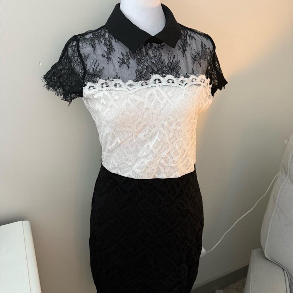 New York & Company Elegant Black Lace Bra